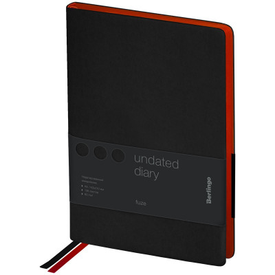 ТДИ, Ежедневник недатированный 136 листов, В6, berlingo "FUZE", Китай