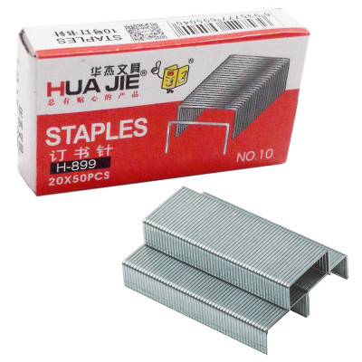 ТДИ, Скобы для степлера №10, HUA JIE, 1000шт