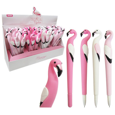 ТДИ, Ручка гелевая, "Фламинго", КИТАЙ