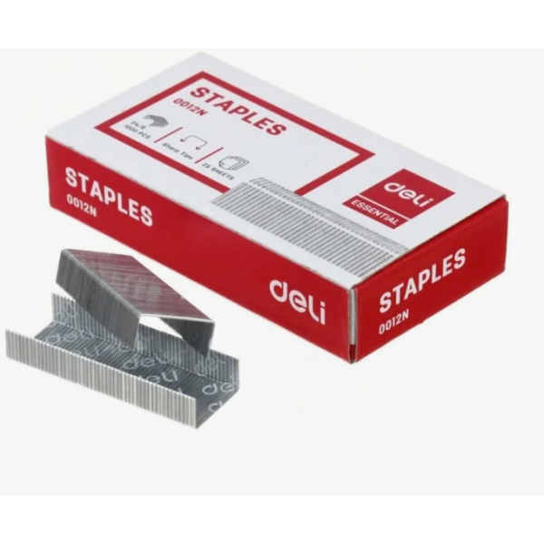 Скобы для степлера №24 1000шт Китай