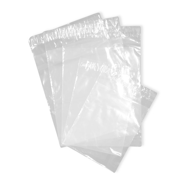 Курьерские пакеты ПРОЗРАЧНЫЙ 170 * 400 + 50мм(клеевой клапан) 100шт./уп