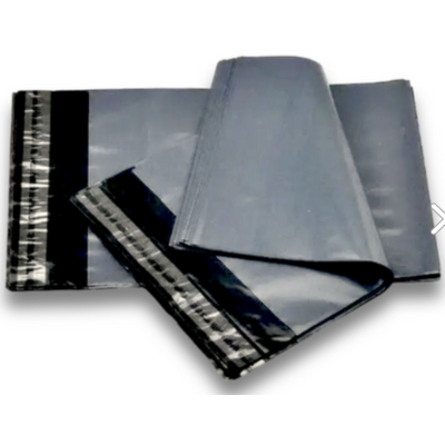 Курьерские пакеты серые (матовый) 600 * 790 + 40мм(клеевой клапан) 100шт./уп. фото