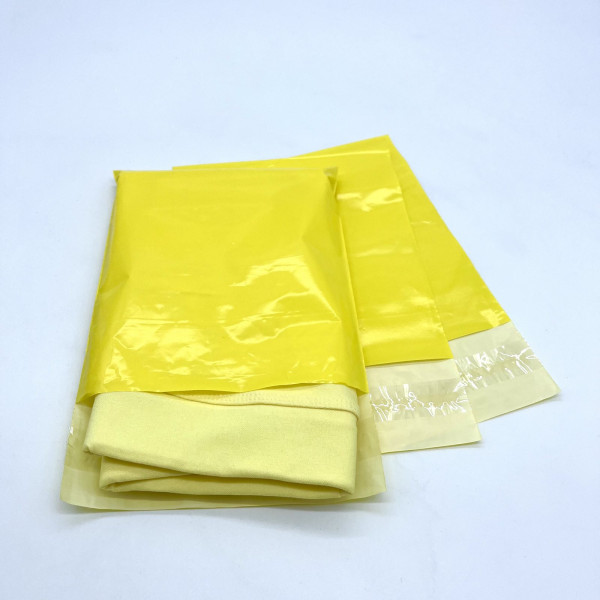 Курьерские пакеты ЖЁЛТЫЙ (глянцевый) 170 * 250 + 40мм(клеевой клапан) 100шт./уп.