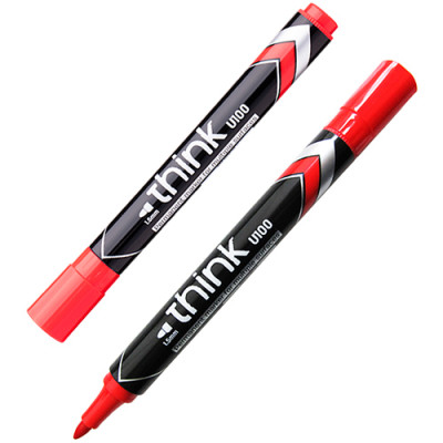 ТДИ, Маркер для доски 2.0 мм., красный, THINK КИТАЙ ТДИ, Маркер для доски 2.0 мм., красный, THINK КИТАЙ