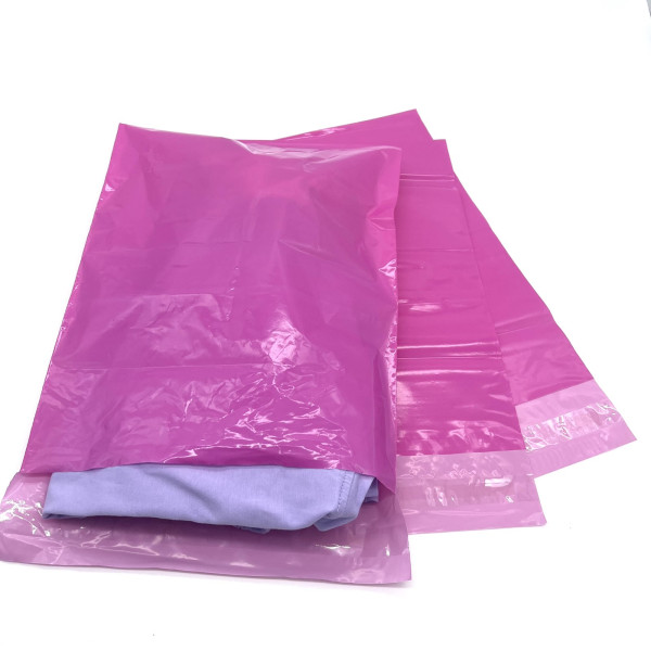 Курьерские пакеты РОЗОВЫЙ (глянцевый) 150 * 170 + 50мм(клеевой клапан) 100шт./уп.