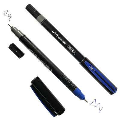 Ручка шариковая, CARBONIX синяя/черная, Flair