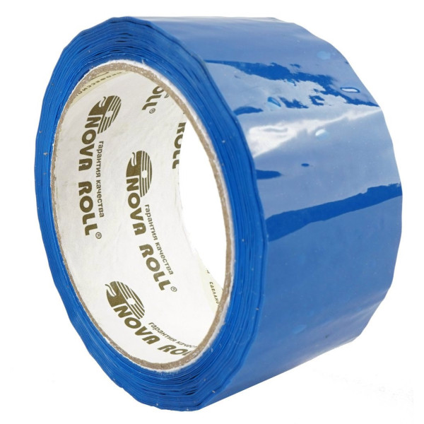 Лента упаковочная 48*66м "Нова Ролл 204", синий
