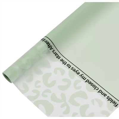 Упак.материал флористическая пленка "Нежность" Мятный 58см*10м 50мкр Упак.материал флористическая пленка "Нежность" Мятный 58см*10м 50мкр