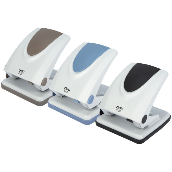 Дырокол до 35 листов с линейкой металлический