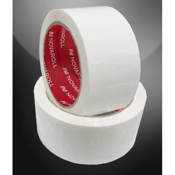 Лента упаковочная "НоваРолл" 48*66м, Белый цвет Россия