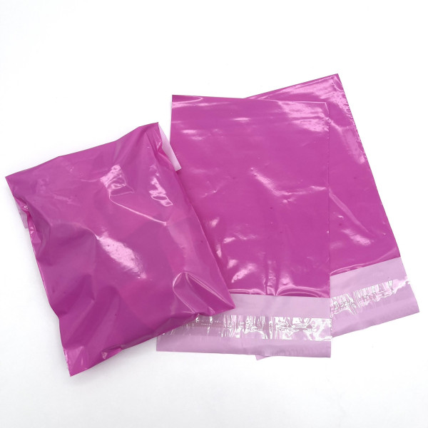 Курьерские пакеты РОЗОВЫЙ (глянцевый) 200 * 250 + 40мм(клеевой клапан) 100шт./уп.