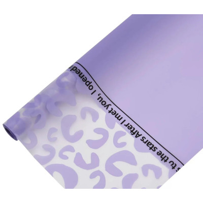 Упак.материал флористическая пленка "Нежность" Лавандовый 58см*10м 50мкр Упак.материал флористическая пленка "Нежность" Лавандовый 58см*10м 50мкр