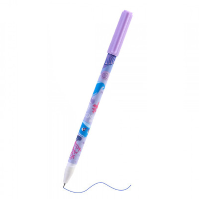 Ручка гелевая синяя ПИШИ-СТИРАЙ, SEA LIFE