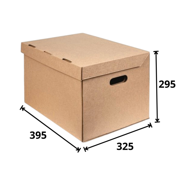 Гофроящик 395мм*325мм*290мм шт.(Архивный короб)