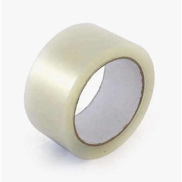 Лента упаковочная 48мм*66м, прозрачная, РОССИЯ