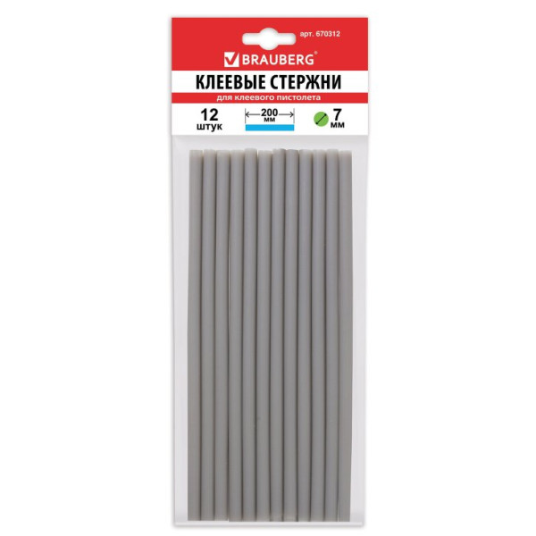 ТДИ, Клей для клеевого пистолета 7/200м, серебристые