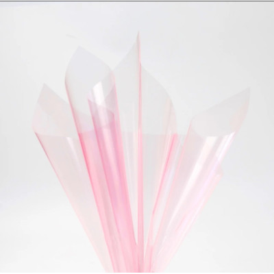 Упак.материал флорист.пленка "Звездная пыль" Красный 60см*10м