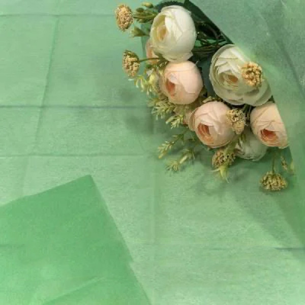 Бумага "Тишью" Светло-зеленый 50*66 10л