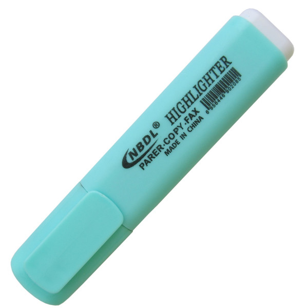Маркер текстовыделитель, пастельный голубой