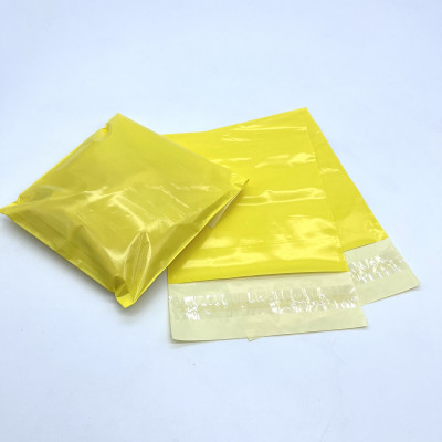 Курьерские пакеты ЖЁЛТЫЙ (глянцевый) 400 * 500 + 40мм(клеевой клапан) 100шт./уп. фото