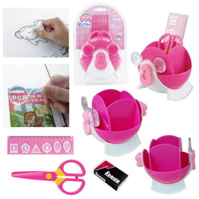 ТДИ, Набор канцелярский "Рыбка розовая" 3 предмета, в блистере, ТАЙВАНЬ