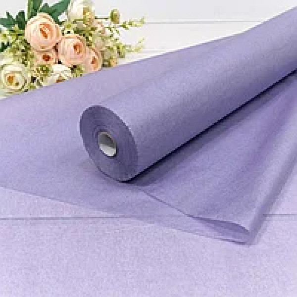 Бумага "Тишью" Бледно-фиолетовый 50см* 143м