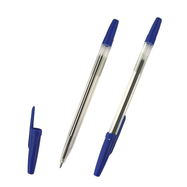 Ручка шариковая масляная, синий стержень, GROSS