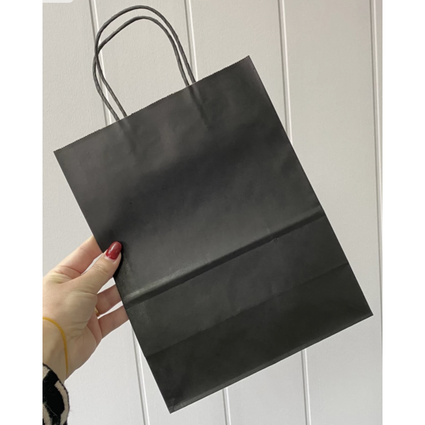 Пакет с кр.руч. б/п 260*150*320, ЧЕРНЫЙ, шт