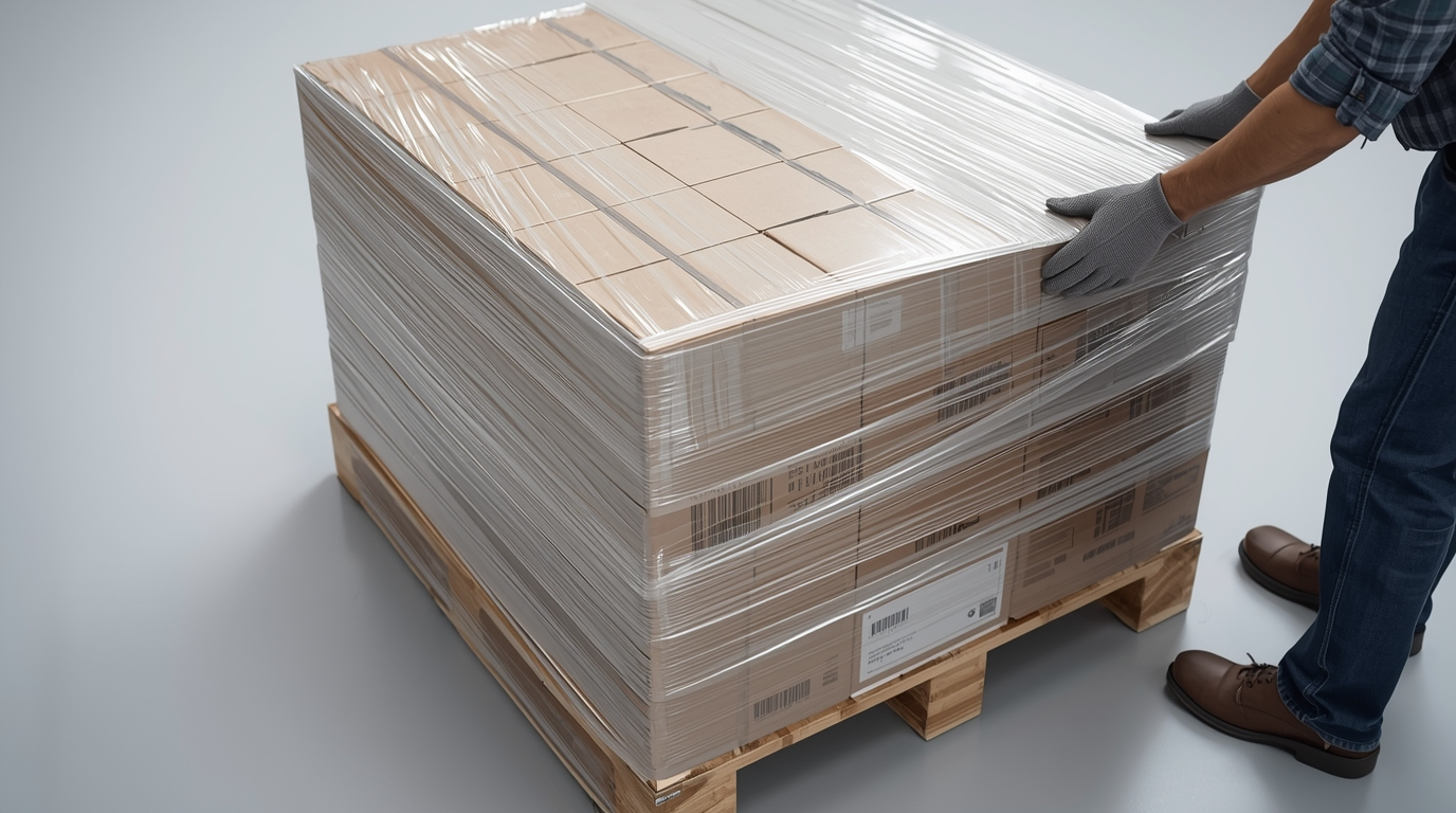 Упавковка в стрейч-пленку